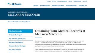 Mclaren medical records phone number. Things To Know About Mclaren medical records phone number. 